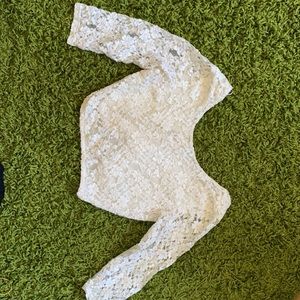 Forever 21 long sleeve (see through) blouse